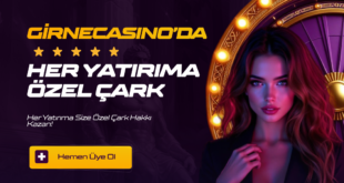 girnecasino çark bonusu